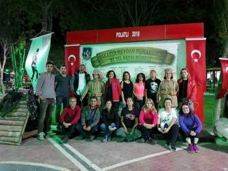 POLATLI, BOZKIRDA YANAN ATEŞ