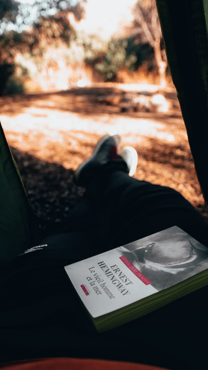 ernest hemingway book on legs