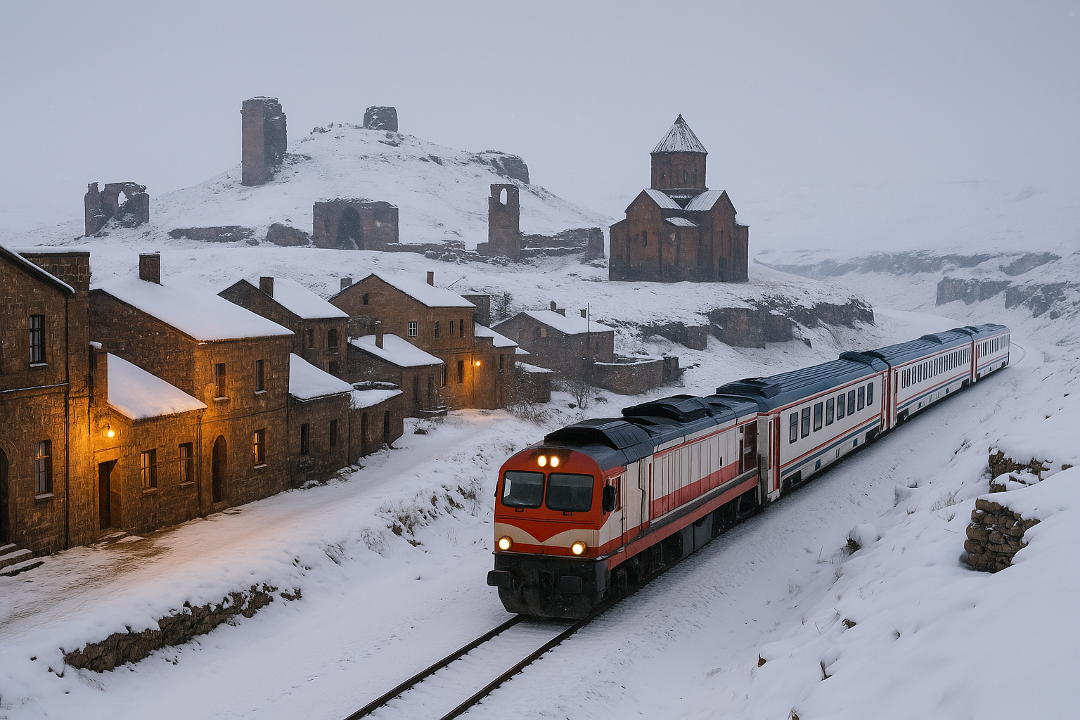 Kars’ta Bir Kış Masalı – Sessizlik, Kar ve Taşın Hafızası