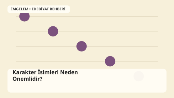 Edebî bir metinde karakter isimlerini temsil eden tipografik kitap illüstrasyonu
