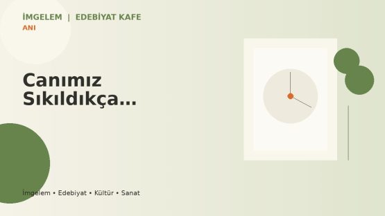 Canımız Sıkıldıkça…